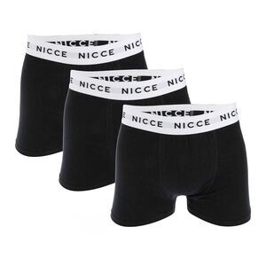 Nicce Mens Wisbor Boxer Shorts (Pack of 3) / Black